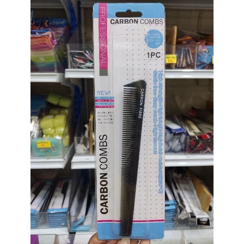 CARBON COMBS หวีซอยคาร์บอน ดำ 722
