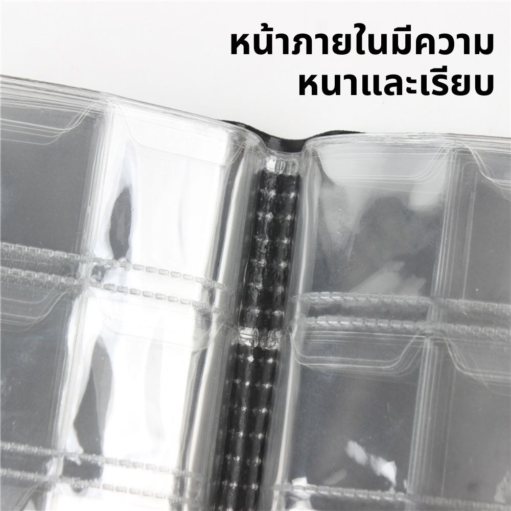 PVC เหรียญคอลเลกชันหนังสือ 120 อัลบั้มภาพตกแต่งบ้านผู้ถือ อัลบั้มใส่กระเป๋าอัลบั้มเหรียญที่สําหรับ - รูปที่ 5