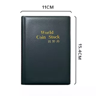 Chic 120 ที่ใส่เหรียญ PVC กระเป๋าอัลบั้ม สําหรับเหรียญคอลเลกชันหนังสืออัลบั้มภาพเหรียญอัลบั้มผู้ถือคอลเลกชันหนังสือ