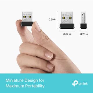 TP-Link Archer TX1U Nano อแด็ปเตอร์ยูเอสบีไวไฟ 6 AX300 Nano Wi-Fi 6 Wireless USB Adapter รับประกัน Limited Lifetime