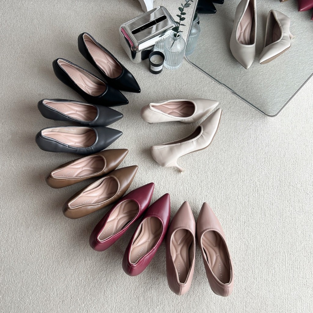 รองเท้าคัทชู หัวแหลม High Heels ส้นสูง 2นิ้ว รองเท้าkaimooksissy CS680361