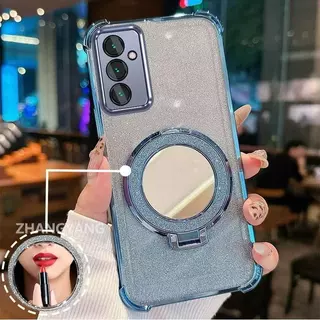 เคสขอบสี กากเพชร สำหรับ Samsung S26FE A27 A37 A57 S25FE A07 A17 A06 A36 A56 A16 A55 S24FE A02S A03S ตั้งได้ กันกระแทก