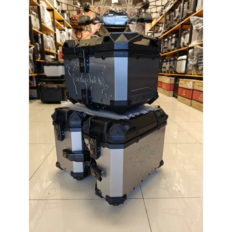 ปิ๊บF2moto หลบท่อ37-32 ปิ๊บข้างไม่รวมแร็ค ปิ๊บ3ใบไม่รวมแร็ค