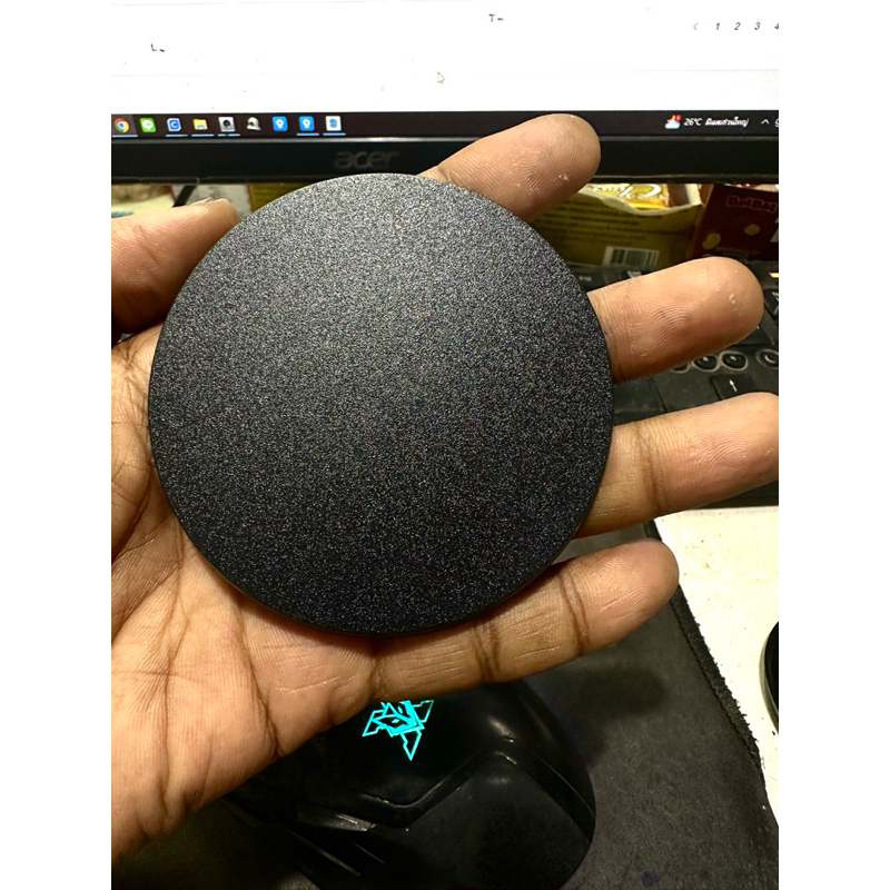 ฐานรองโมเดลทรงกลม 3” 80mm (Plastic Base) แบบมีปีก