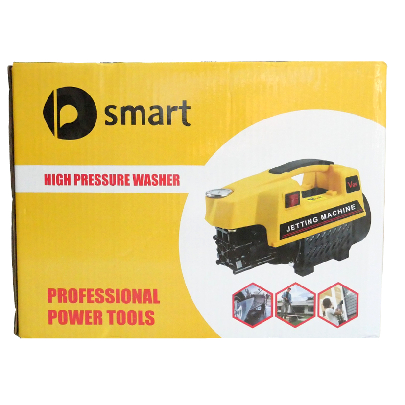 SMART เครื่องฉีดน้ำแรงดันสูง เครื่องล้างรถ 350 บาร์ 3500 วัตต์  มอเตอร์เหนี่ยวนำดูดน้ำได้ด้วยตัวเอง - รูปที่ 6