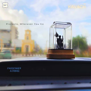 KAF หิ้งพระหน้ารถ หิ้งพระติดรถยนต์ ติดด้วยแผ่นซิลิโคนกันลื่นแบบพิเศษ ไม่ทิ้งคราบ ไม่ทำให้รถเป็นรอย KAVACH™