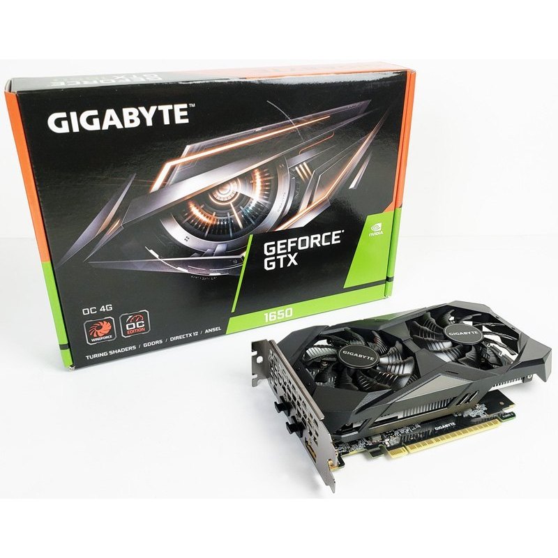 การ์ดจอ GTX 1650 4GB มือสอง งานคัด สภาพดี มีกล่อง มีประกันศูนย์