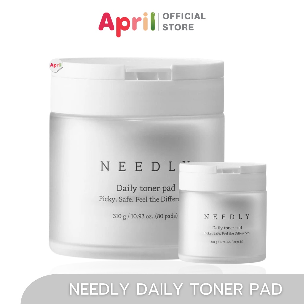 NEEDLY DAILY TONER PAD 310g  นีดลี่ เดลี โทนเนอร์แบบแผ่น ช่วยจัดการต้นตอปัญหาสิว กระชับรูขุมขน [1กระปุก80แผ่น]
