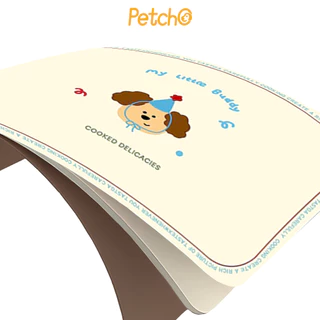 Petcho แผ่นรองจานสัตว์เลี้ยง แผ่นรองจานอาหารสัตว์เลี้ยง หนัง PU กันน้ำ ทนทาน ล้างง่าย กันลื่น Pet Food Bowl Pads