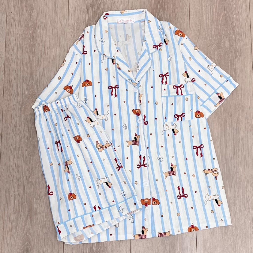 มาใหม่ชุดนอนผ้าไหมญี่ปุ่น-ขาสั้นเกรดพีเมี่ยมรอบอก 42นิ้วขนาดฟรีไซส์🧡ส่งไวจากไทย