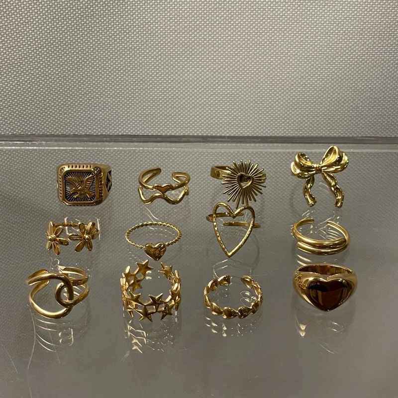 Outerouter | แหวนสเเตนเลส (**แหวนที่มีดอกจัน ให้หมายเหตุไซส์แหวน 16-17-18-19)