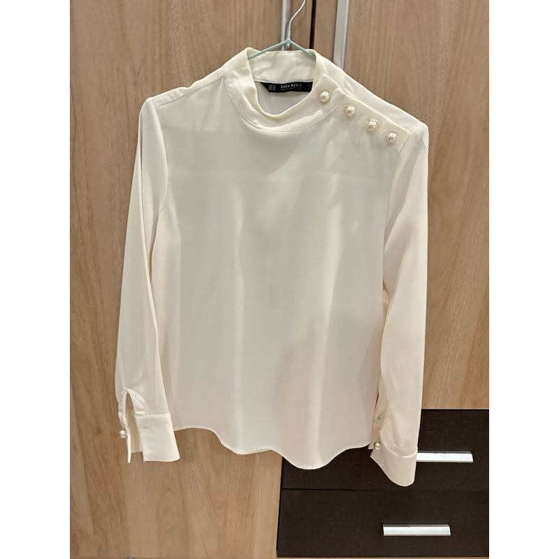เสื้อขาว ZARA size XS