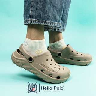 Hello Polo รองเท้าแตะ แบบรัดส้น รองเท้าแฟชั่นผู้หญิง EVA น้ำ…