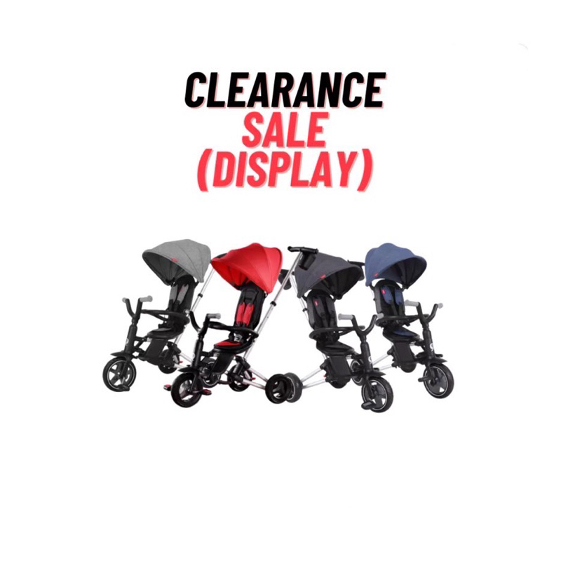 👶🏻【⚡SALE สินค้าใหม่แกะกล่อง⚡】รถเข็นและจักรยานสามล้อ Qplay Nova Foldable Trik ลิขสิทธิ์แท้