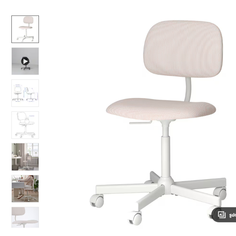 IKEAshopping IKEA BLECKBERGET  เก้าอี้หมุน เก้าอี้