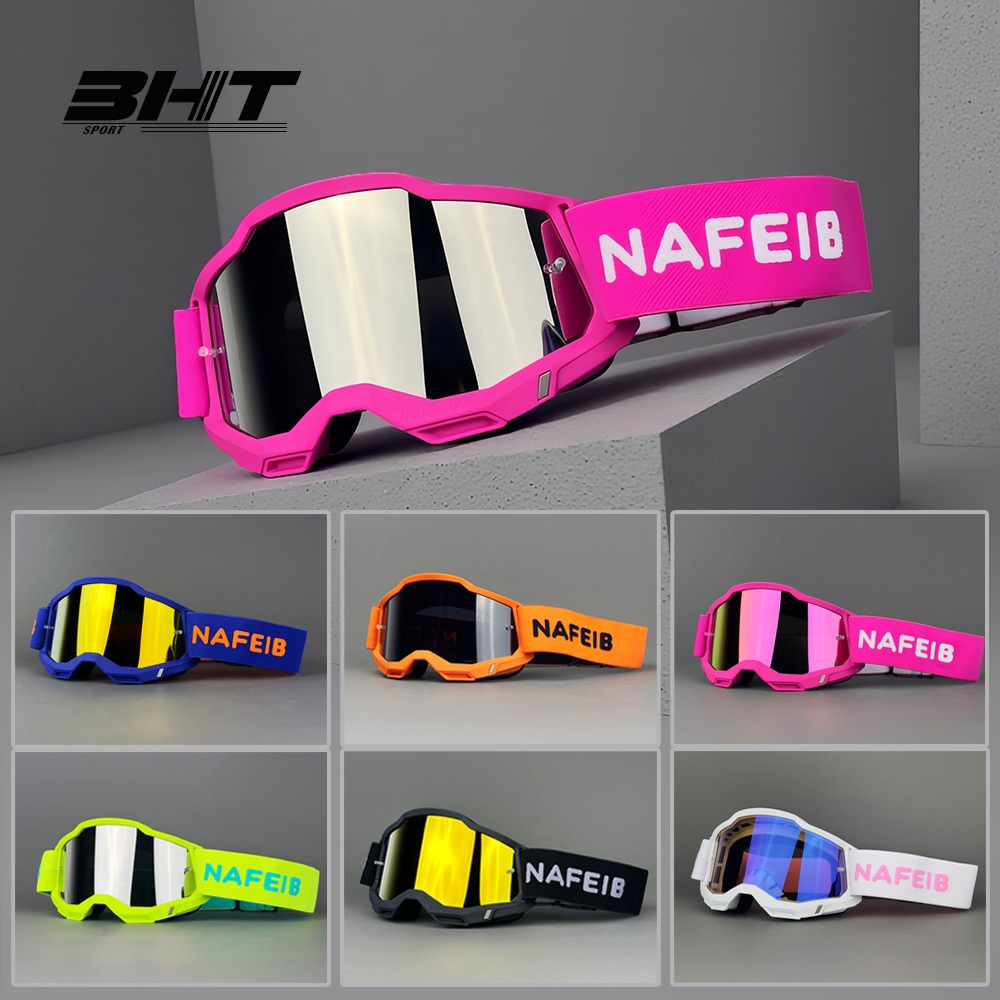 NEW !! N254 แว่นตาสำหรับขี่มอเตอร์ไซค์ แว่นปั่นจักรยาน แว่นตาสำหรับขับขี่ออฟโรดกลางแจ้ง แว่นกันแดดสกี