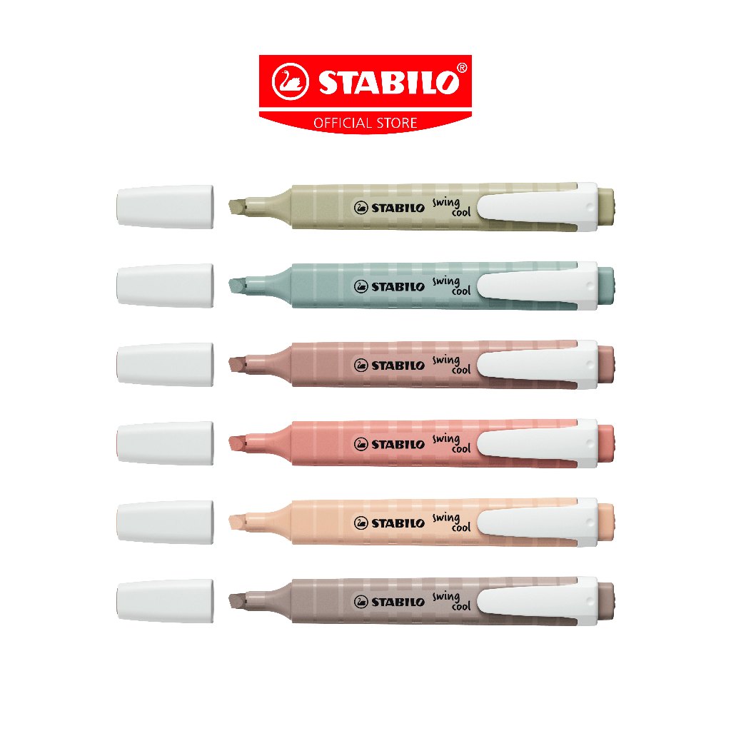 STABILO Swing cool Nature Colors สีใหม่ ด้ามเดี่ยว