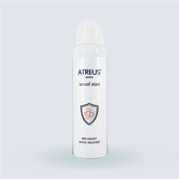 สเปย์กันแดดตัว Atreus Base Sun Body Spray SPF50 PA+++ สเปรย์กันแดดเอเทรียส สำหรับผิวกาย (150 มล) สเป