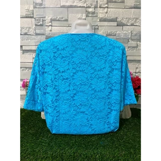 เสื้อลูกไม้คอวี เสื้อลูกไม้ เสื้อลูกไม้สีดำ รอบอก 46-52 นิ้ว มีหลายสีให้เลือก รุ่น46715-52715