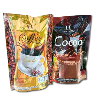 กาแฟ โกโก้ ☕ COFFEE COCOA ชัวร์เฮิร์บ SUREHERB ถุงไหญ่ (1ซอง15กรัม) { 1 ถุง 20 ซอง }