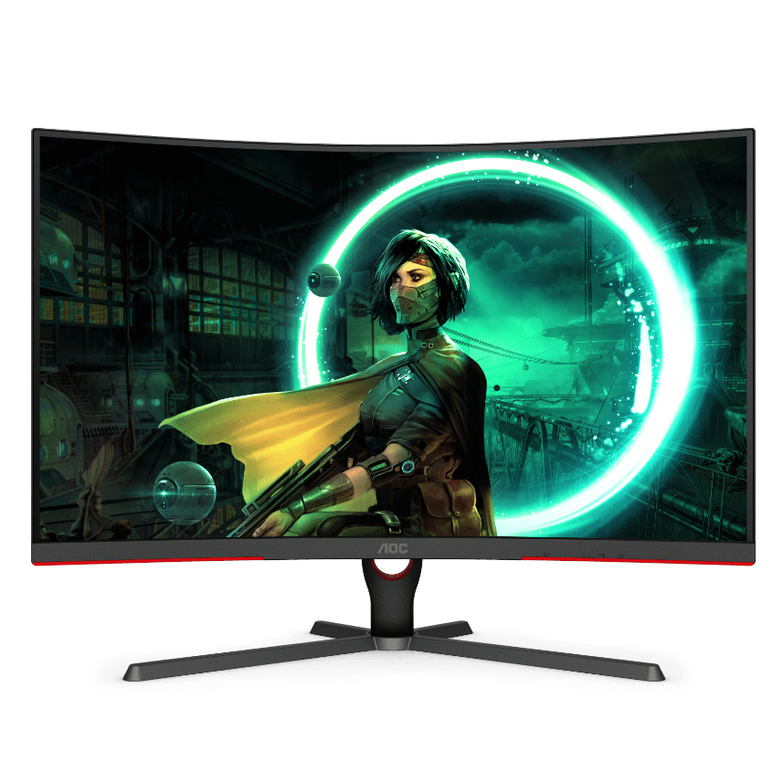 MONITOR (จอมอนิเตอร์) AOC CQ32G3SE/67 31.5'' (VA, HDMI, DP) CURVE 2K 165Hz
