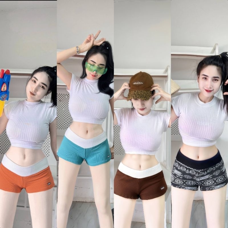 กางเกงรุ่นมินิ ยืดเข้ารูป