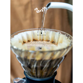 Nana Coffee Roasters Competition Wave Filters กระดาษกรองแบบเวฟ 185 (1-4Cups) กาแฟดริป 50 ชิ้น I Big m coffee