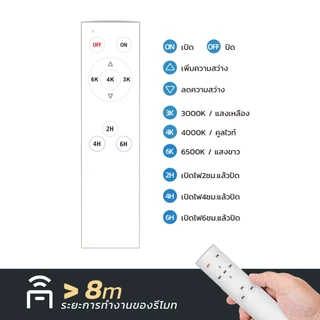 MODI ไฟติดเพดานโซล่าเซลล์ 200W 280W เปิดได้3แสง รีโมทคอนโทรล ระบบสว่างค้าง เปิดปิดอัตโนมัติ