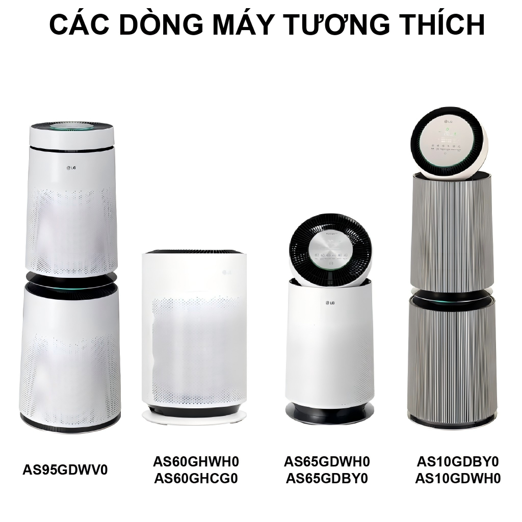 แผ่นกรอง ไส้กรองอากาศ  air purifier for LG Puricare 360 HIT HEPA Filter กรองฝุ่น PM2.5 OEM AS60GHWG0/AS281DAW/as95gdwv0 - รูปที่ 5