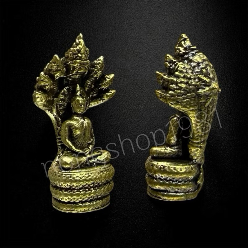 พระประจำวันเกิด ขนาดเล็กจิ๋ว งานทองเหลืองแท้ - รูปที่ 3