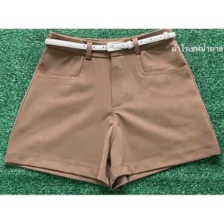 กางเกงขาสั้น ผ้าโรเชฟผ้ายืดเนื้อดี (S-3XL) ยาว13นิ้ว มี4สี