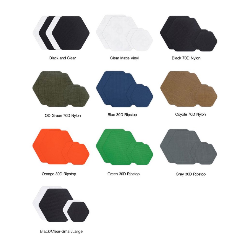 เทปซ่อมอุปกรณ์ทรงหกเหลี่ยม Tenacious Tape Hex Patches จาก Gear Aid ซ่อมรอยขาดโดยไม่ต้องเย็บ ราคา ถูกที่สุด ดีลบีเคเค รูปภาพหลัก