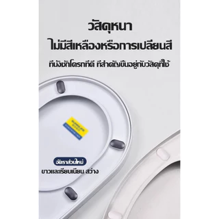 ใช้ได้ทุกยี่ห้อ ฝาโถส้วม เพิ่มความหนา 5 เท่า ไม่มีสีเหลือง ง่ายต่อการติดตั้ง ฝารองนั่งชักโครก หนาขึ้น