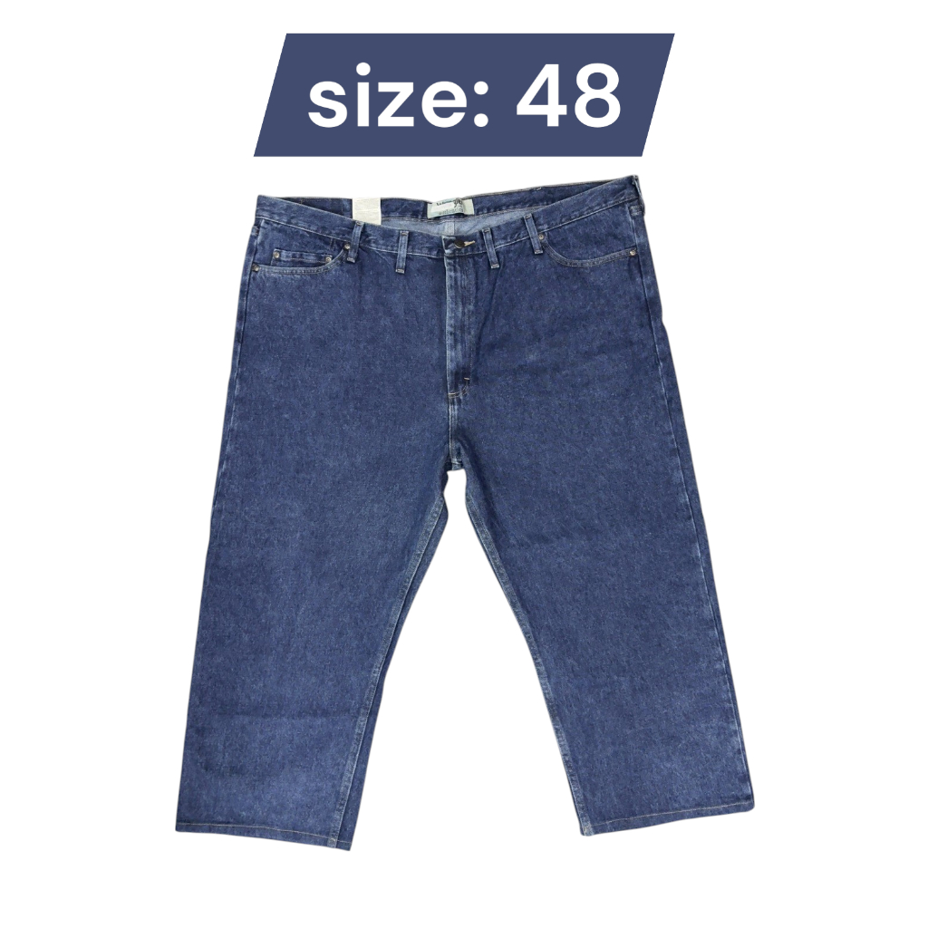 กางเกงยีนส์ Wrangler เอว48 ยาว 39.5 ขา 10.5 กระบอกใหญ่ มือสอง รหัสs48