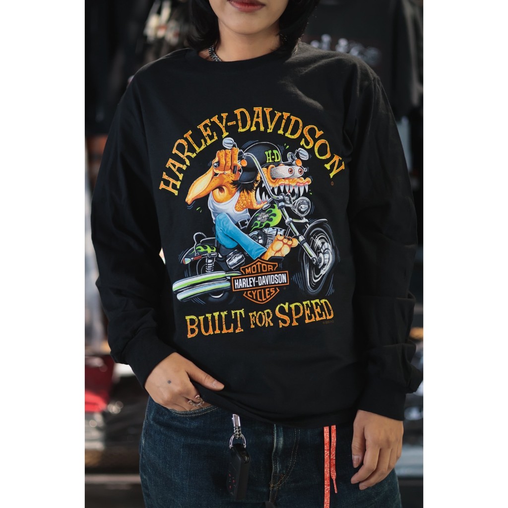 เสื้อยืดลิขสิทธิ์แท้ HARLEY-DAVIDSON OF UBON RATCHATHANI - FEROCIOUS