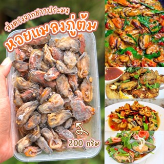 เนื้อหอยแมลงภู่ต้ม หอยต้มแกะเปลือก (200g./500g.) ค่าส่งแบบเห…
