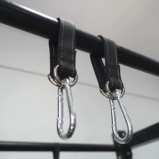 【1 คู่ 】สายเชือกแขวน 30cm/50cm/100cm กลางแจ้ง สายรัดเปลไนลอน ใช้สำหรับแขวนชิงช้า, กระสอบทราย, เปลญวน ฯลฯ