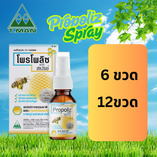 (6ขวด)/(12ขวด) สูตรดั้งเดิม PROPOLIZ MOUTH SPRAY - โพรโพลิซ …