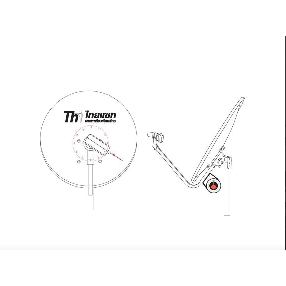 GMM Z LNB Ku-Band หัวรับสัญญาณดาวเทียม UNIVERSAL รุ่น Z-LK11 - รูปที่ 4