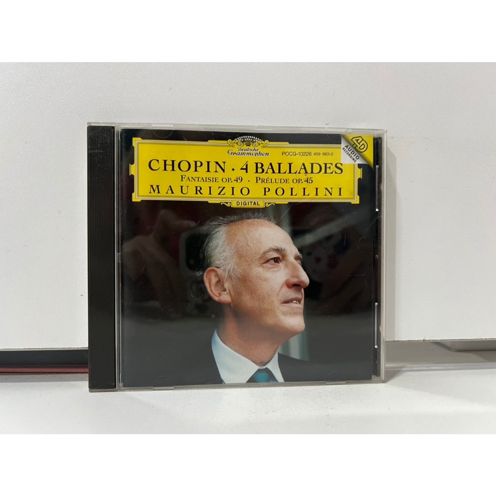 1 CD MUSIC ซีดีเพลงสากล CHOPIN: 4 BALLADES PRELUDE NO.25 FANTAISIE OP 49 MAURIZIO POLLINI (D7A14)