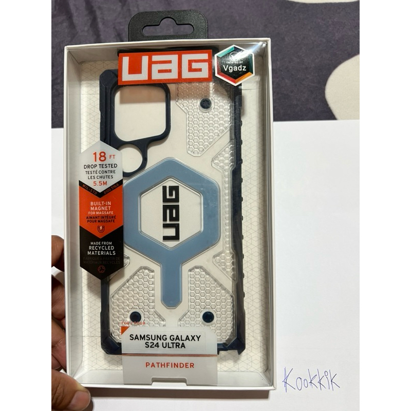 UAG - เคส Samsung Galaxy S24 Ultra สี BLUE รุ่น Pathfinder Clear Magnatic Case