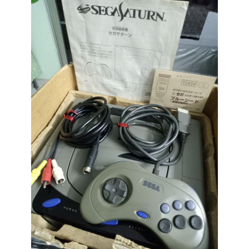 เครื่องเกม Sega Saturn งานกล่อง เสีย ไม่ติด ครับ😞
