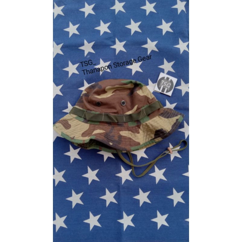 หมวกปีก ทหารลายพราง M81 Woodland (เบอร์ 7)