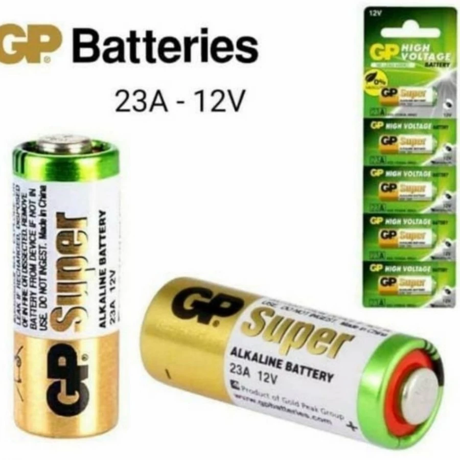 ถ่านรีโมท GP 23A / 27A อัลคาไลน์ 12V แผง 5 เม็ด thumbnail 8