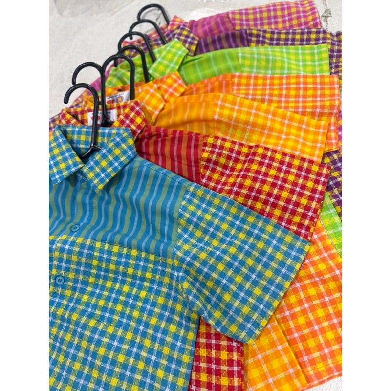 เสื้อวัฒนธรรม เสื้อพื้นเมือง เสื้อผ้าไทย เสื้อนักเรียน มีเด็กและผู้ใหญ่ ผ้าชิโนริ ผ้าทอ ไม่ร้อน