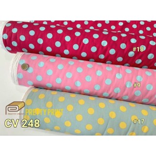 แคนวาสพิมพ์ 8ออนส์พิมพ์ลาย CV 248 (ขายเป็นหลา)