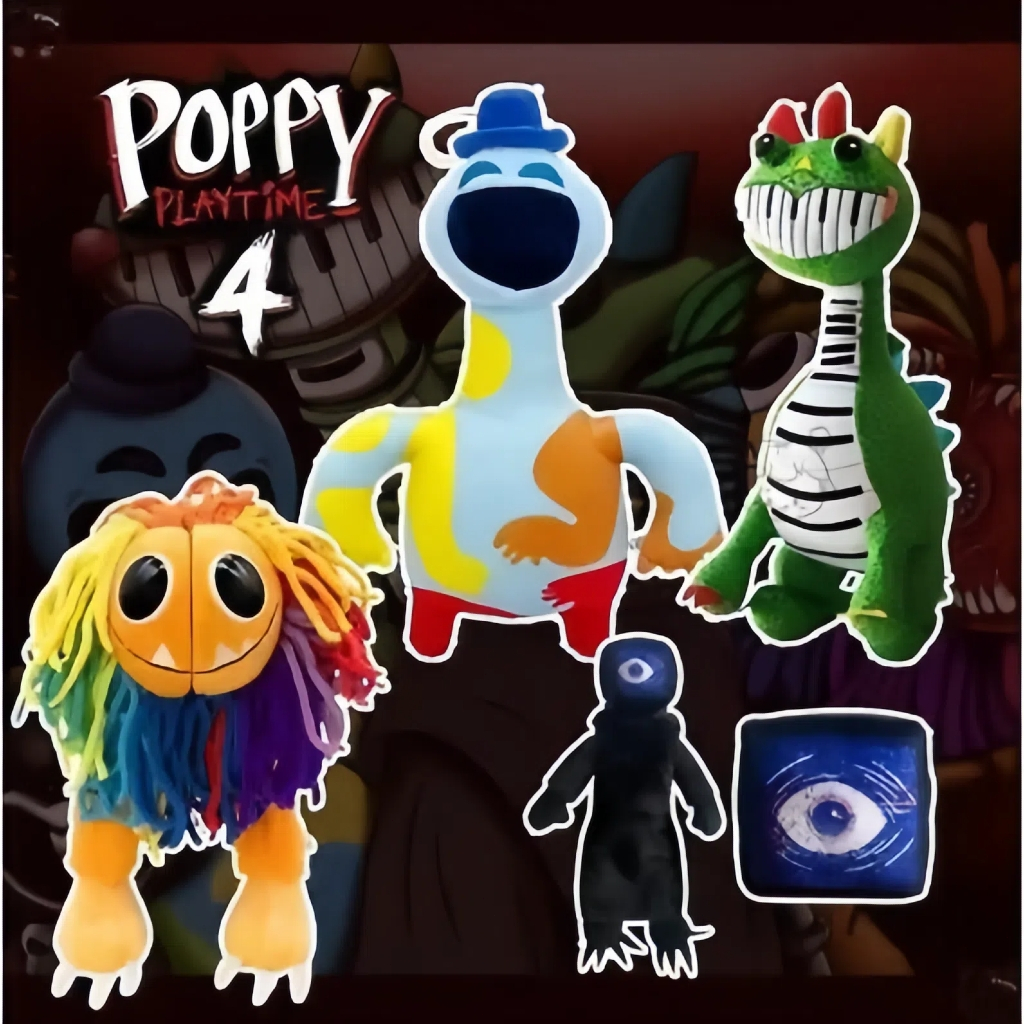 จัดส่งทันที🔥Nightmare Critters Poppy Playtime Chapter 4 ของเล่นตุ๊กตา Doey Pianosaurus