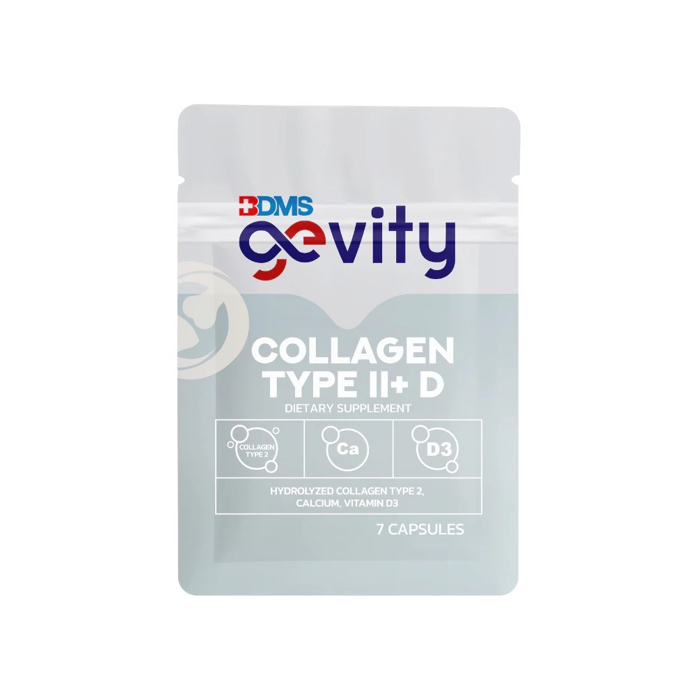 GEVITY COLLAGEN TYPE 2+D 6 X7 'S SACHET จีวิตี้ คอลลาเจน ไทพ์ ทู พลัส ดี 7 เม็ด [1ซอง]