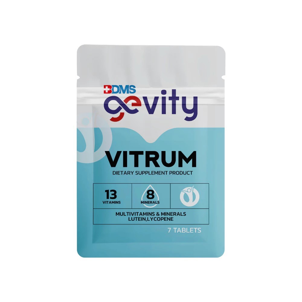 GEVITY VITRUM 6 X7 'S SACHETจีวิตี้ ไวทรัม 7 เม็ด [1ซอง]