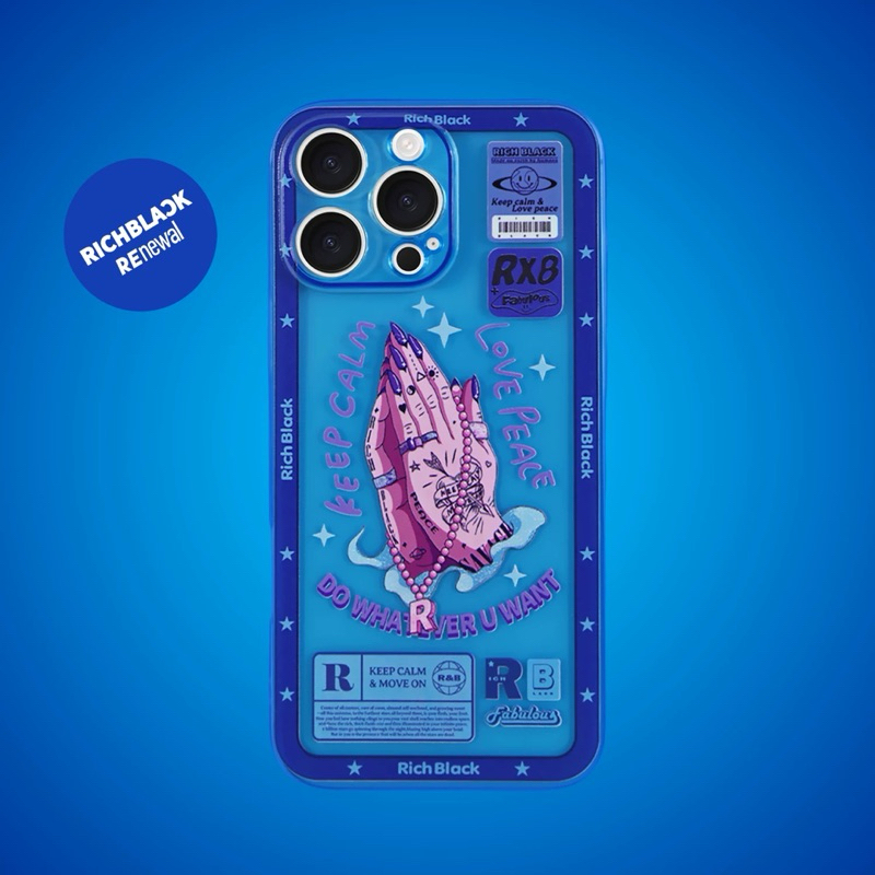 RichBlackcase แท้ Fluorescent Blue ส่งฟรี 17/17Pro/17Promax